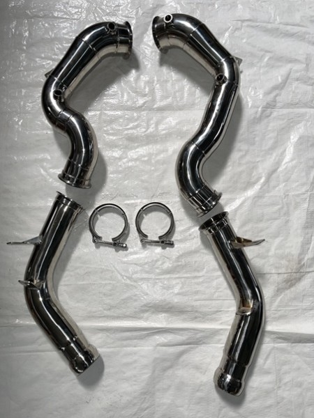 Downpipe Mercedes Benz E63 AMG W213 S213 M177 E63S 76mm Edelstahl Catless