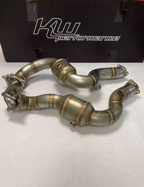 AUDI S6 RS6 C7 S7 RS7 C7 4.0 V8 BITURBO Tuning DOWNPIPE EDELSTAHL 2,75 ZOLL